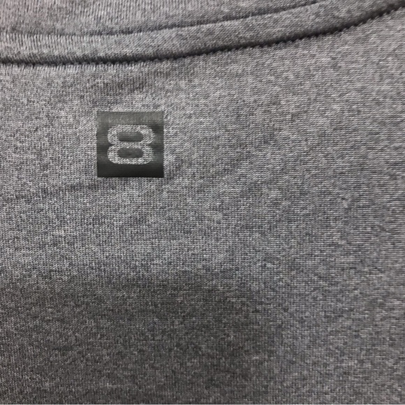 Layer 8 Gray Qwick Dry Sports T-Shirt - Picture 4 of 8